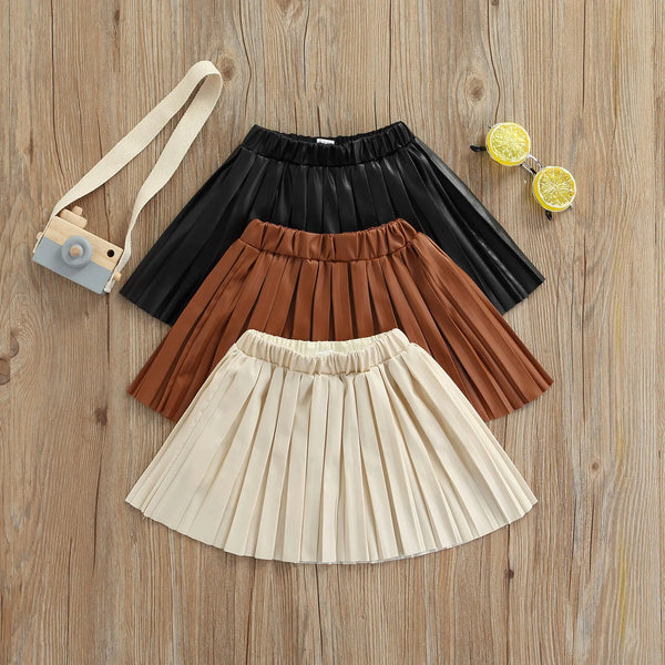 High Waist Pleated Skirt