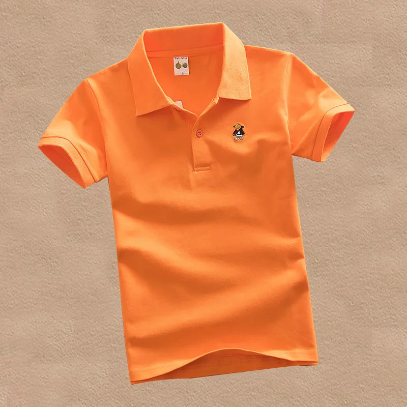 Solid Colour Polo Shirt