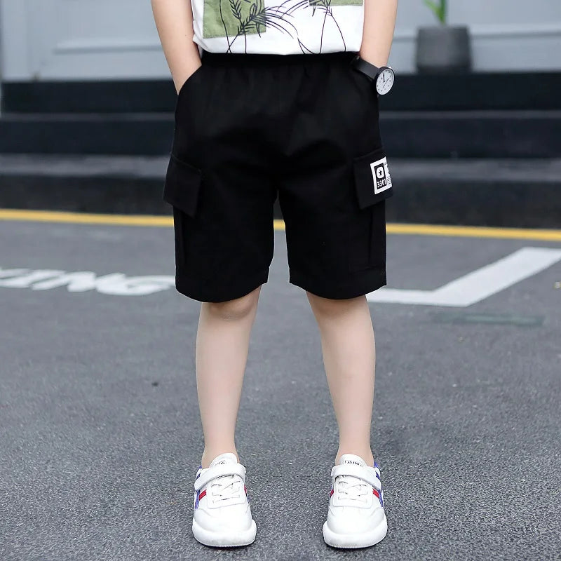 Knee Length Straight Linen Shorts