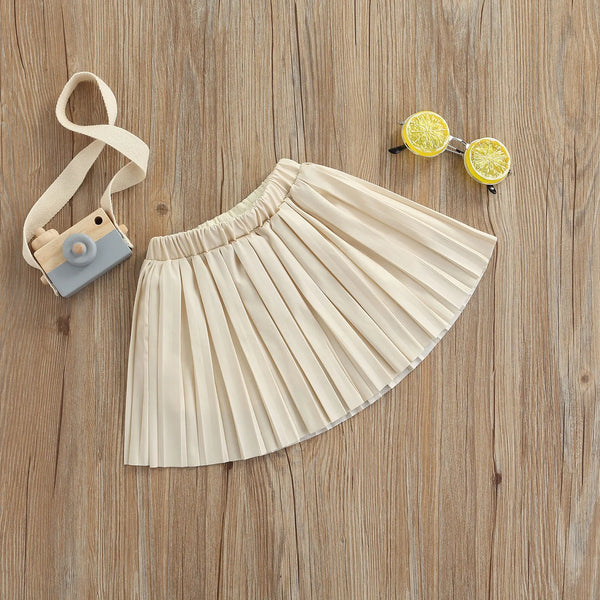 High Waist Pleated Skirt