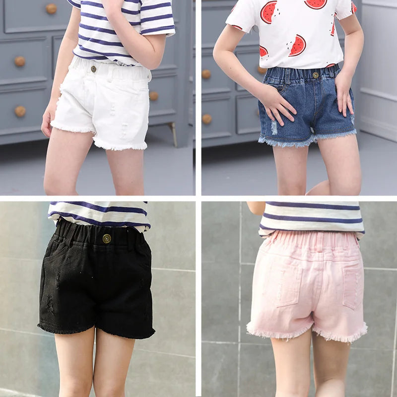 Mid Waist Casual Cotton Shorts