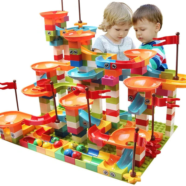 77-308PCS Marble Race Run Big Block