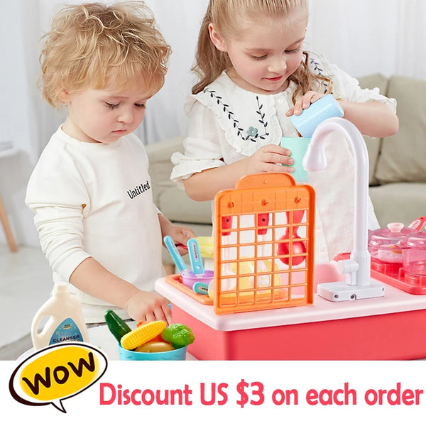 Kitchen Sink Toys With Play Cooking Stove