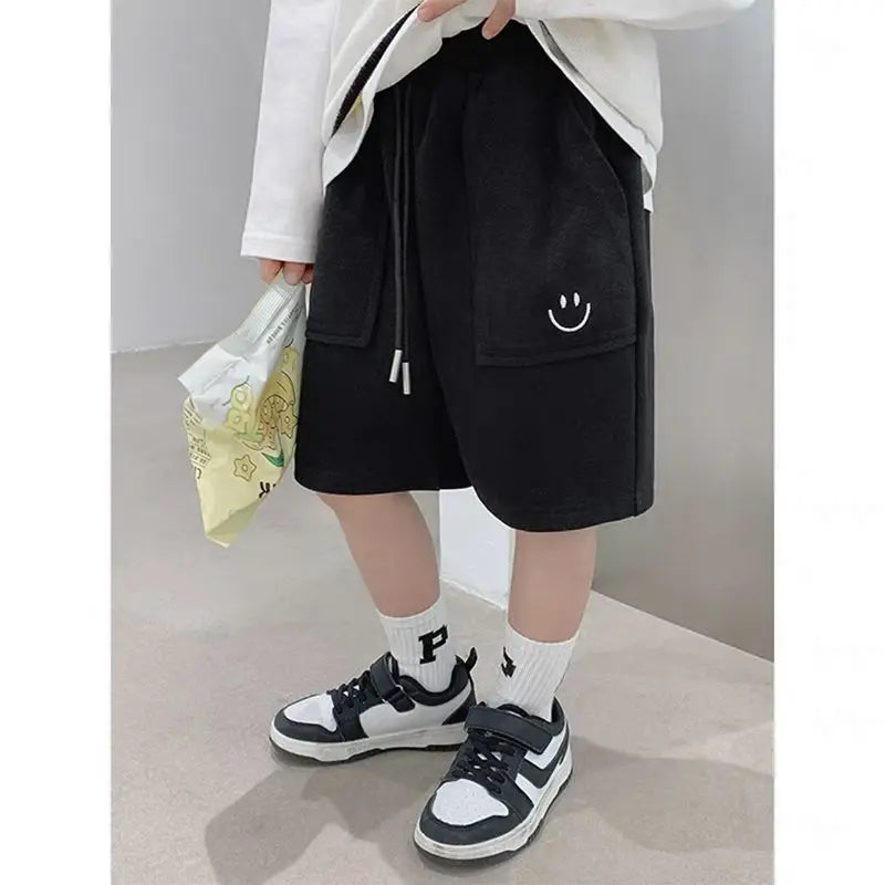 Knee Length Straight Linen Shorts