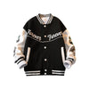 Contrast Alphabet Varsity Jacket