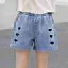 Printed Casual Denim Shorts