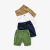 Solid Colour Cotton Shorts