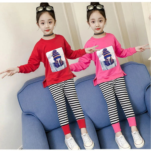 Girls Sporty Clothing Set