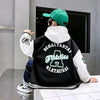 Contrast Alphabet Varsity Jacket