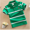 Stripes Short Sleeve Polo Shirt