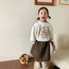 Korean Warm Dot Simple Pleated  Skirt