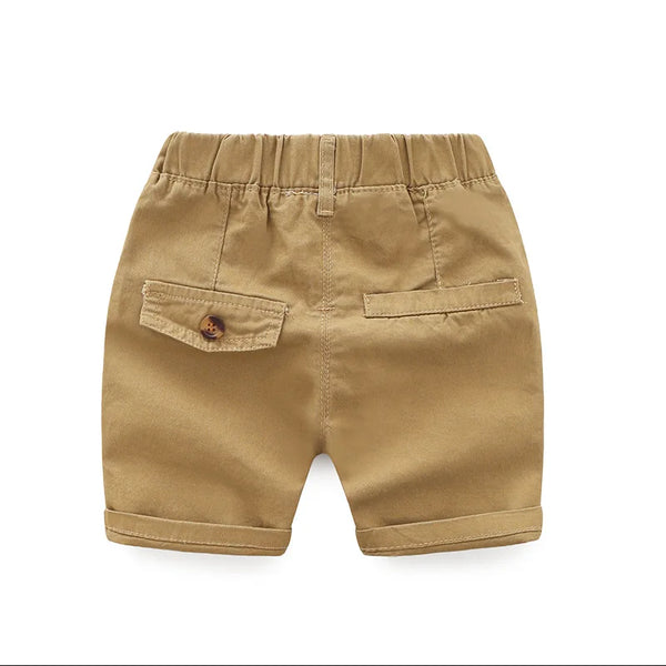 Solid Colour Cotton Shorts