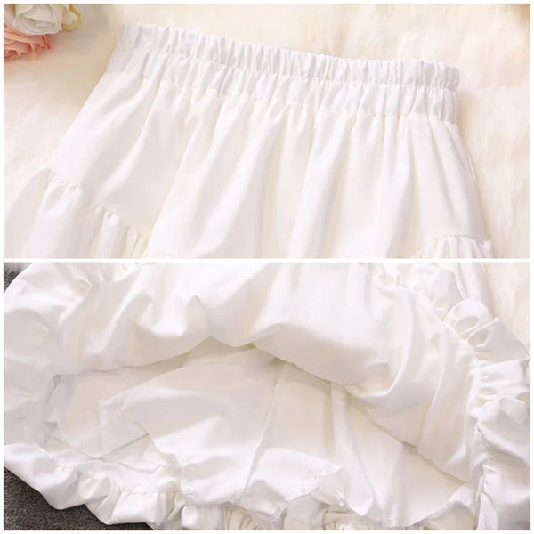 Cotton Bubble Skirt