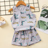 Summer Sleeveless Clothing Set